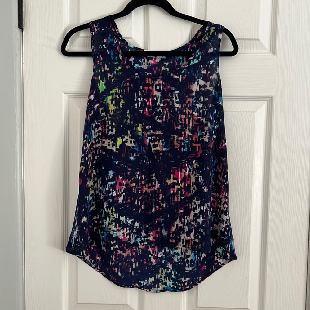 Colorful top. Size small